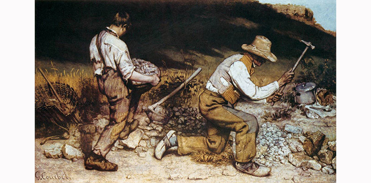 GAMECHANGING ART Gustave Courbet The Stone Breakers